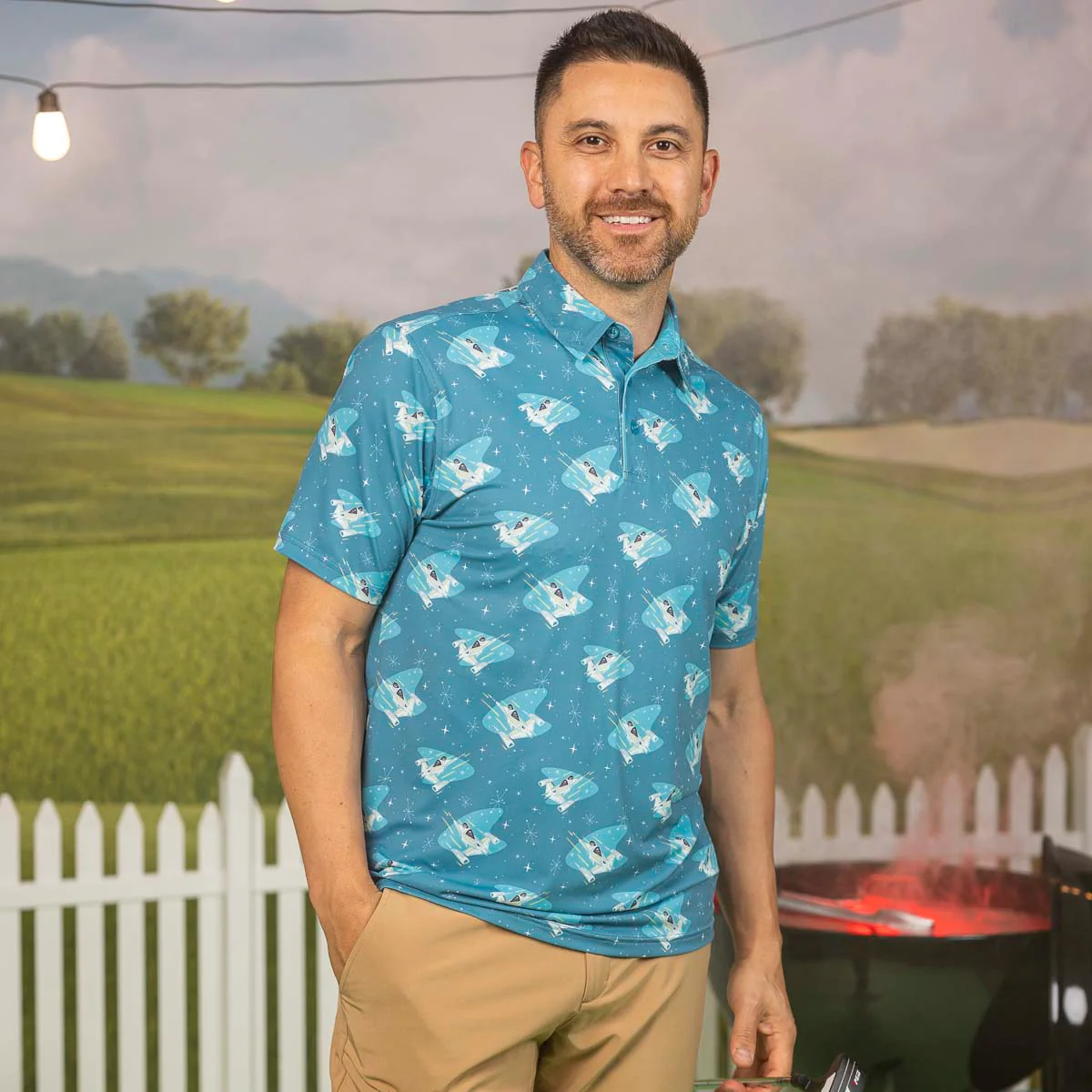 Star Wars™ "Mid-Century Mando" – All-Day Polo - Image 2