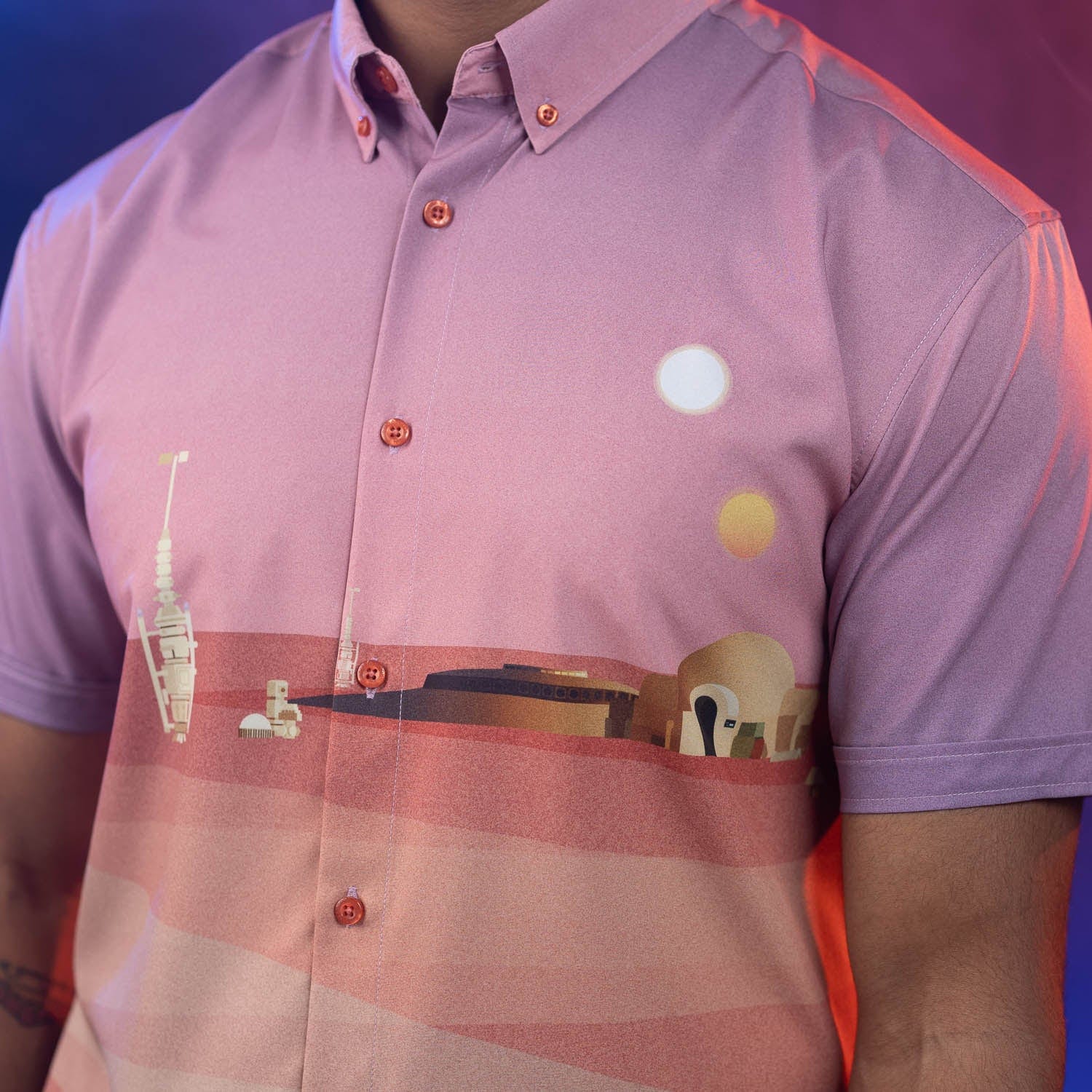 Star Wars™ "Rising Suns" – KUNUFLEX Short Sleeve Shirt - Image 4