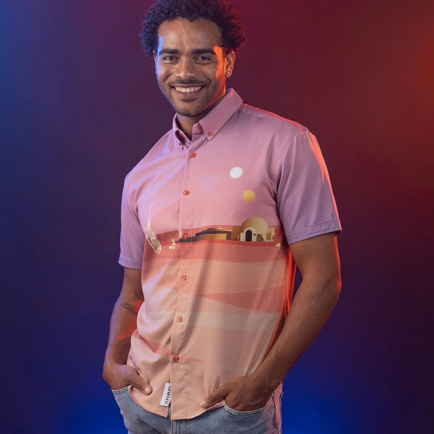 Star Wars™ "Rising Suns" – KUNUFLEX Short Sleeve Shirt - Image 9