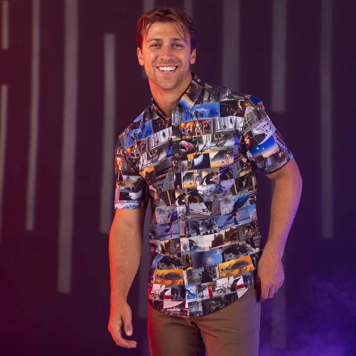 Star Wars™ "The Art of Wars" – KUNUFLEX Short Sleeve Shirt - Image 3