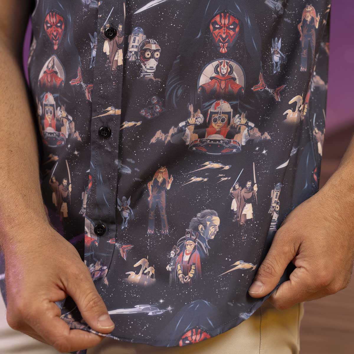 Star Wars™ "The Phantom Menace" – KUNUFLEX Short Sleeve Shirt - Image 4
