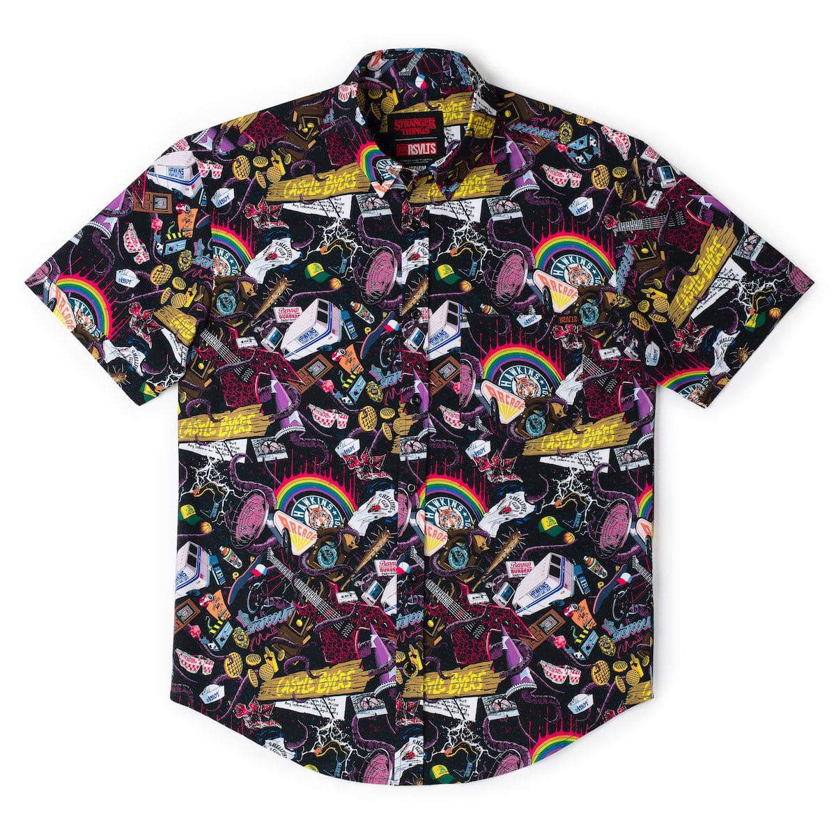Stranger Things "Dimensions Collide" – KUNUFLEX Short Sleeve Shirt - Image 5