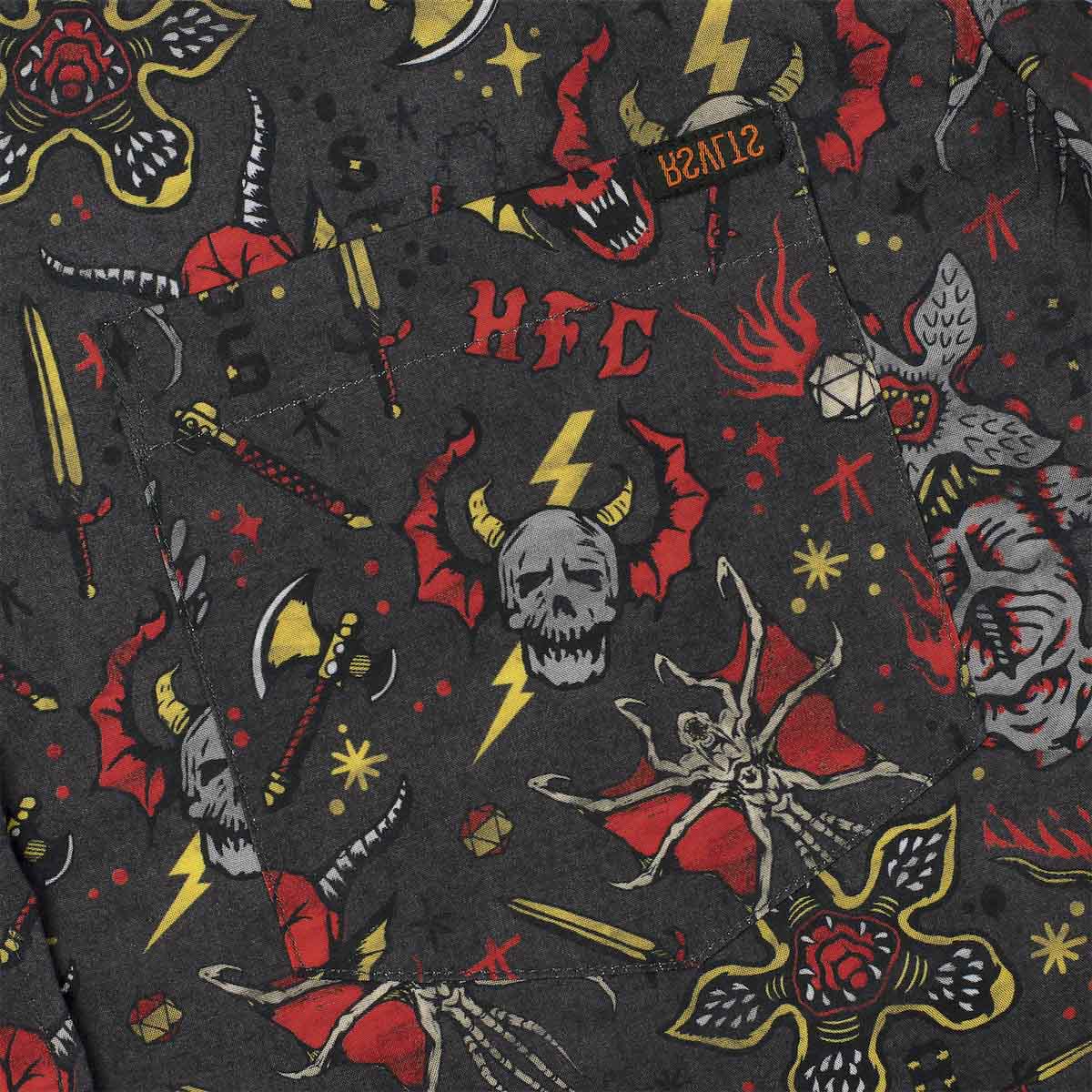 Stranger Things "Hellfire Club" – KUNUFLEX Short Sleeve Shirt - Image 3
