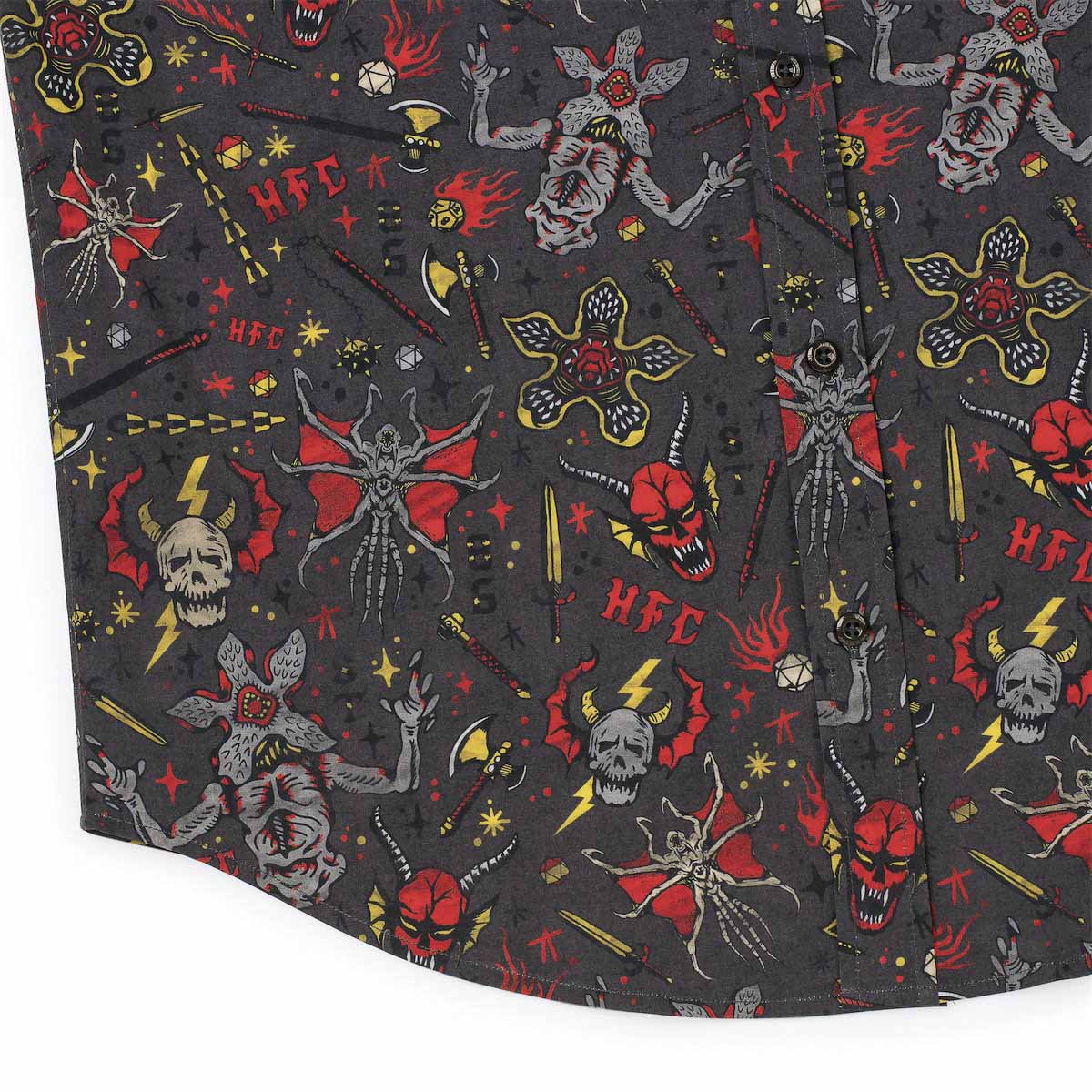 Stranger Things "Hellfire Club" – KUNUFLEX Short Sleeve Shirt - Image 7