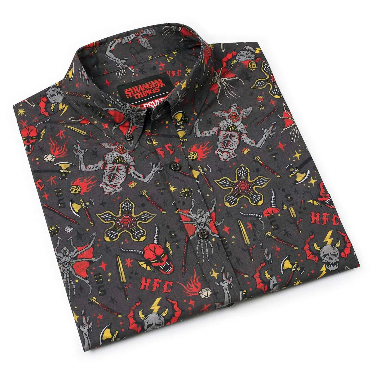 Stranger Things "Hellfire Club" – KUNUFLEX Short Sleeve Shirt - Image 8