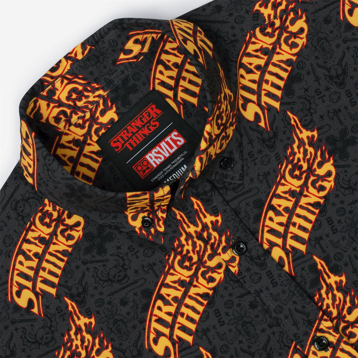 Stranger Things "Hot as Hellfire" – KUNUFLEX Short Sleeve Shirt - Image 6