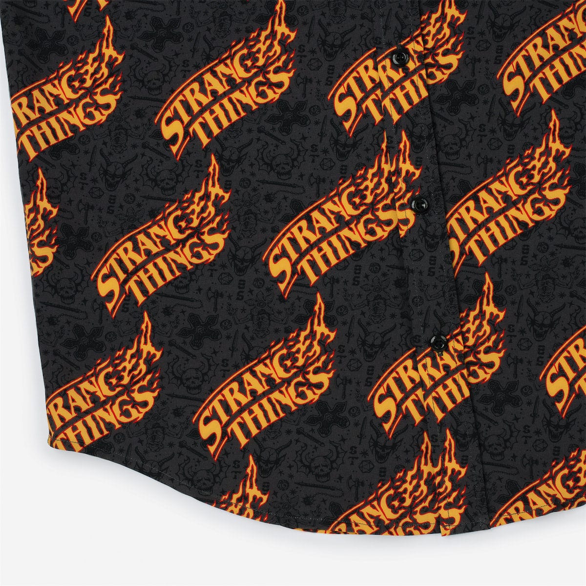 Stranger Things "Hot as Hellfire" – KUNUFLEX Short Sleeve Shirt - Image 7