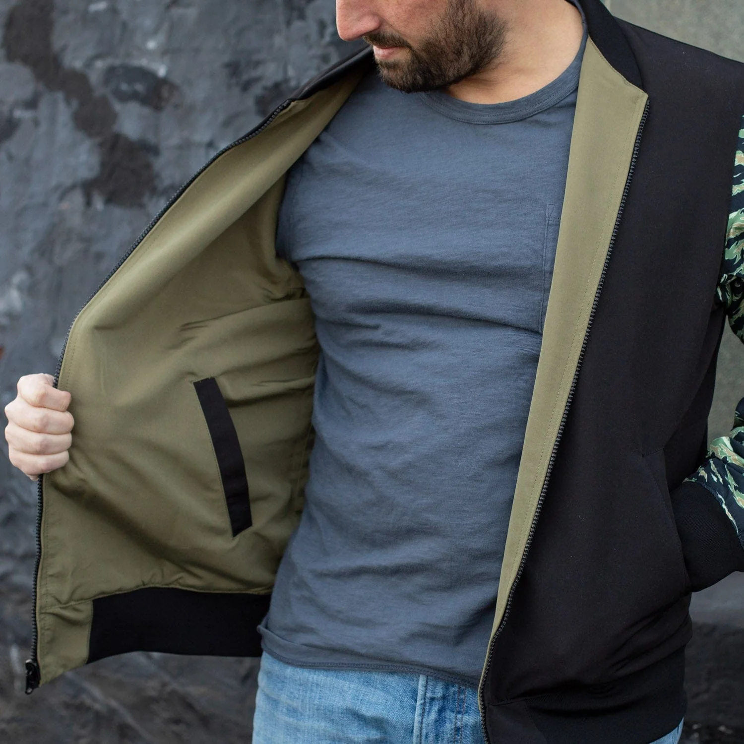 The Teddy Bomber – Reversible Bomber Jacket - Image 12
