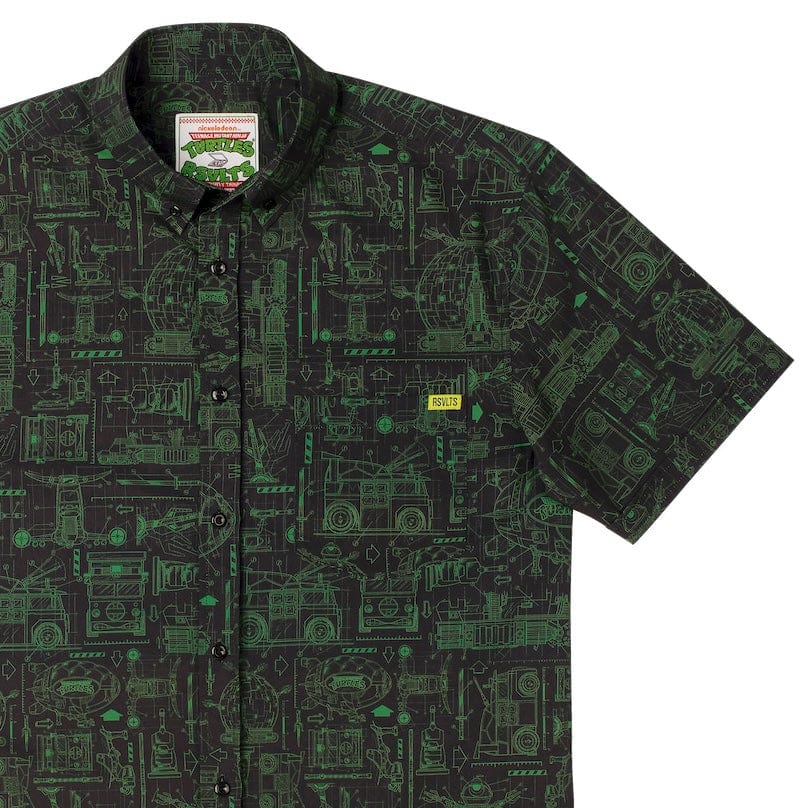 Teenage Mutant Ninja Turtles "Greenprints" – KUNUFLEX Short Sleeve Shirt