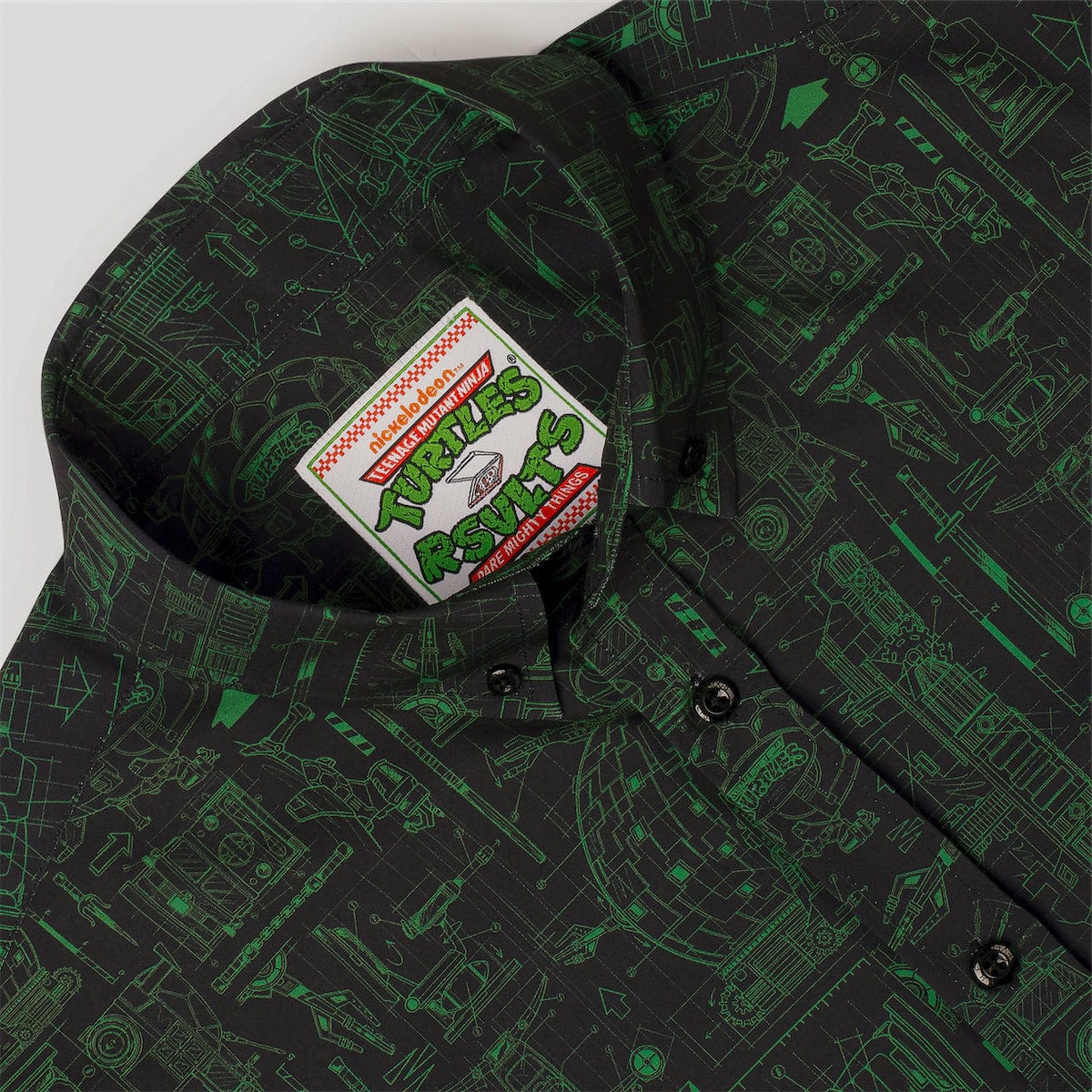 Teenage Mutant Ninja Turtles "Greenprints" – KUNUFLEX Short Sleeve Shirt - Image 6