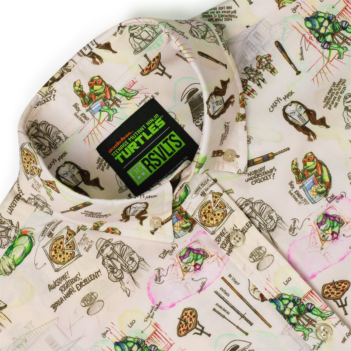 Teenage Mutant Ninja Turtles "Heroes in a Half Sketch" – KUNUFLEX Short Sleeve Shirt - Image 6