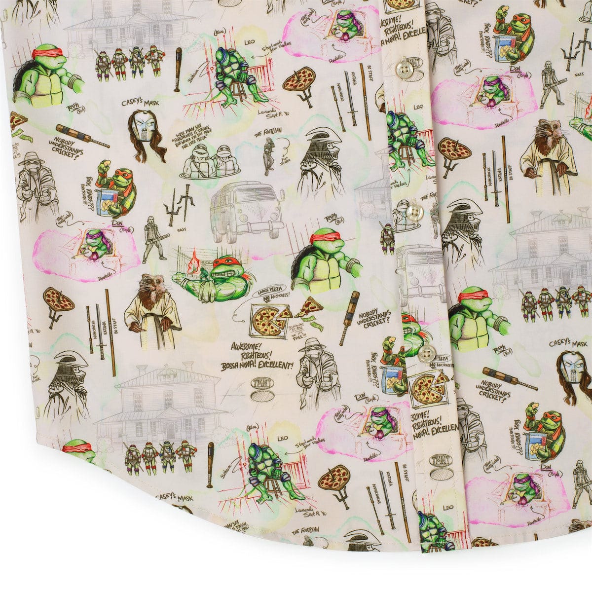 Teenage Mutant Ninja Turtles "Heroes in a Half Sketch" – KUNUFLEX Short Sleeve Shirt - Image 7