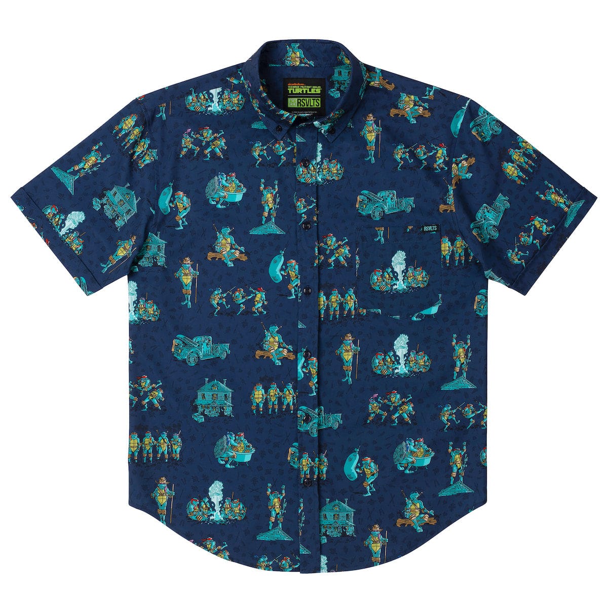Teenage Mutant Ninja Turtles "It's Time to Go Back" – KUNUFLEX Short Sleeve Shirt - Image 5