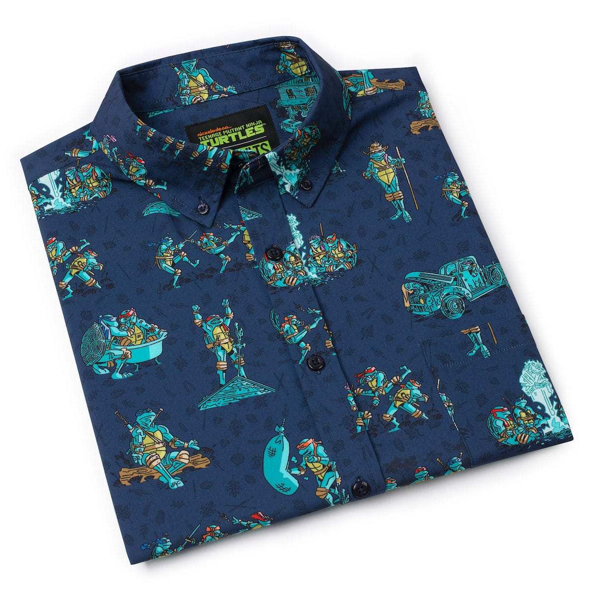Teenage Mutant Ninja Turtles "It's Time to Go Back" – KUNUFLEX Short Sleeve Shirt - Image 8