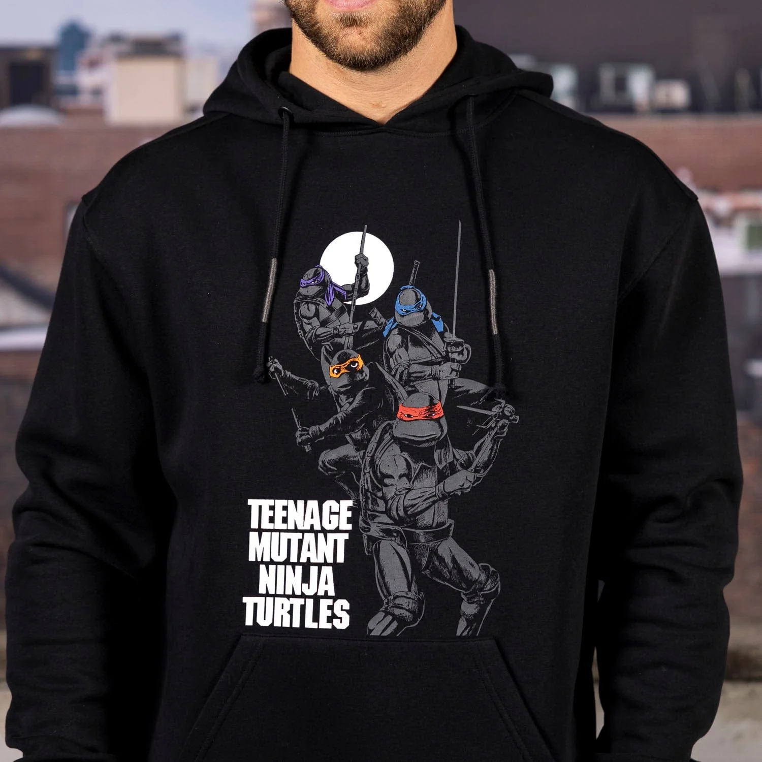 Teenage Mutant Ninja Turtles "Strike Hard and Fade Away" – Classic Hoodie - Image 4