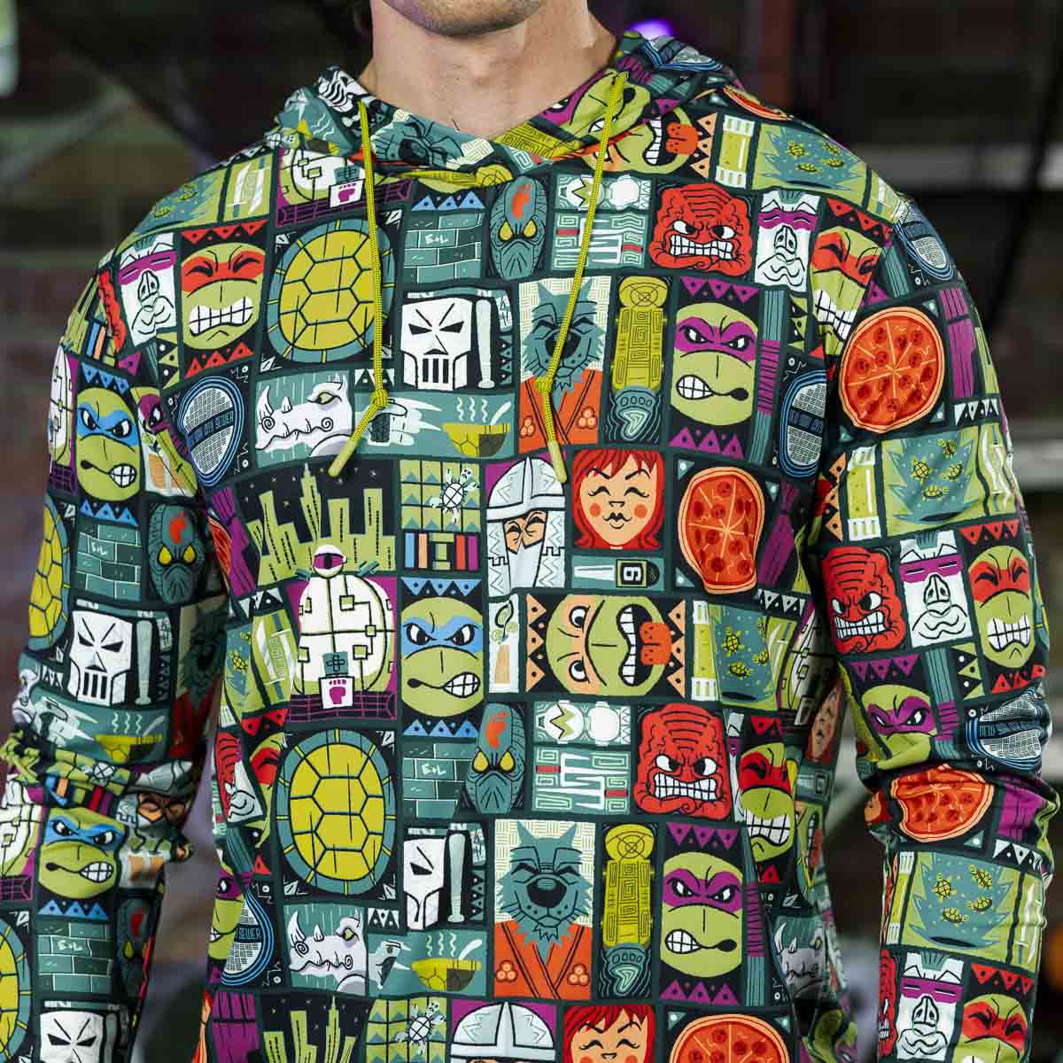 Teenage Mutant Ninja Turtles "Tiki Turtles 2.0" – Performance Hoodie - Image 4