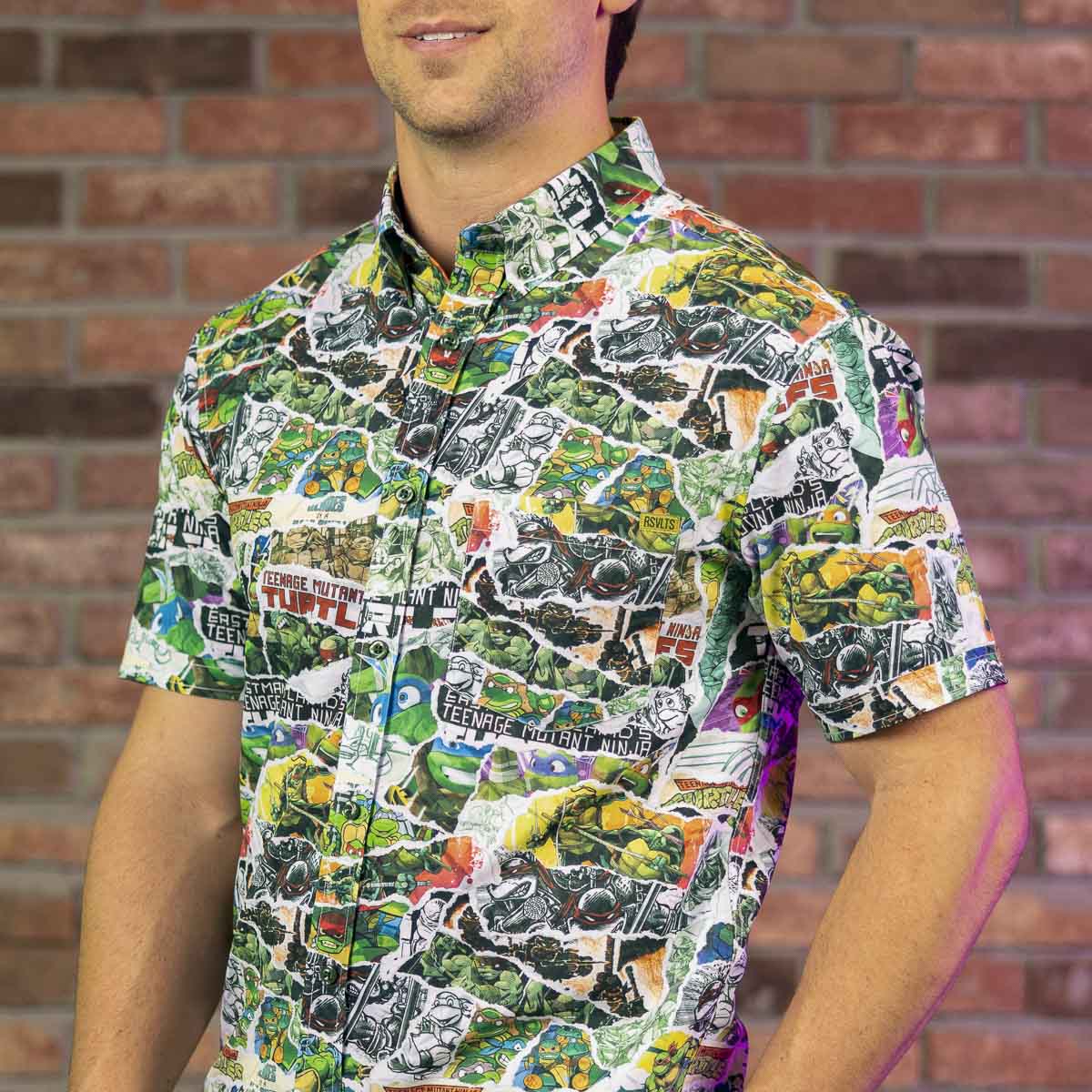 Teenage Mutant Ninja Turtles "Tubular Since '84" – KUNUFLEX Short Sleeve Shirt - Image 4