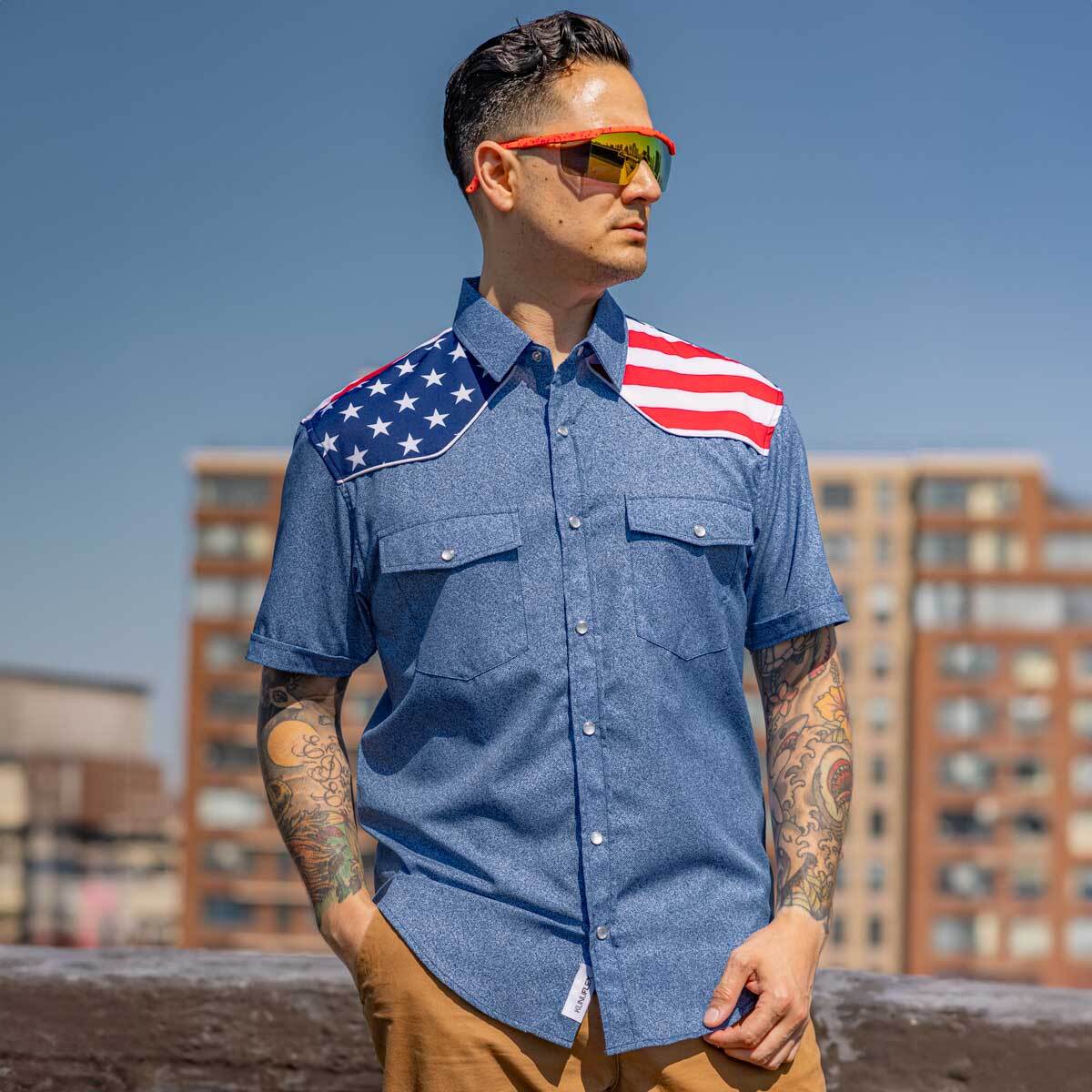 The Highway Man – Roper Short Sleeve Shirt - Image 4