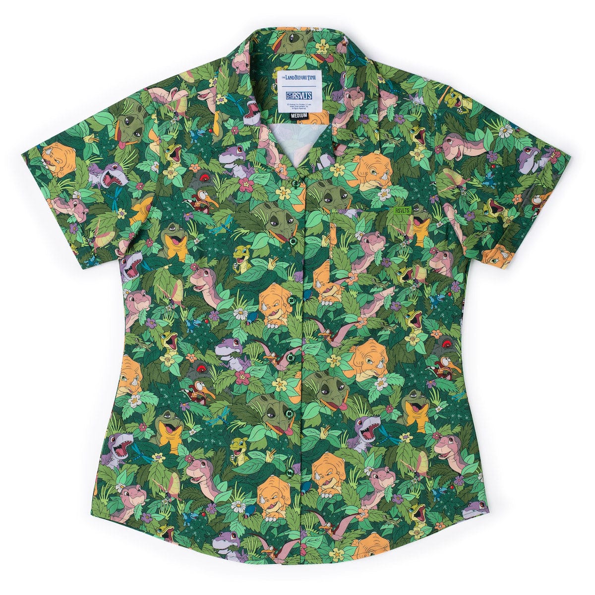 The Land Before Time "Tree Star Adventures" – Women's KUNUFLEX Short Sleeve Shirt - Image 2