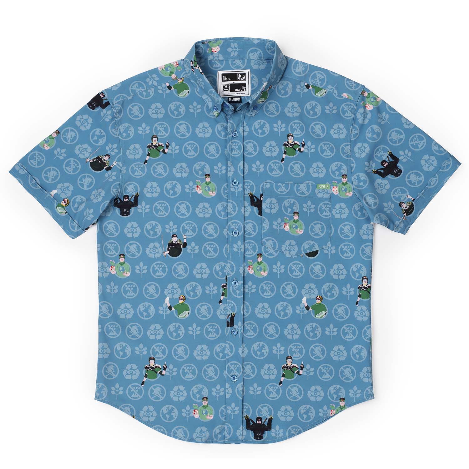 The Office "Recyclops" – Recycled KUNUFLEX Short Sleeve Shirt - Image 3