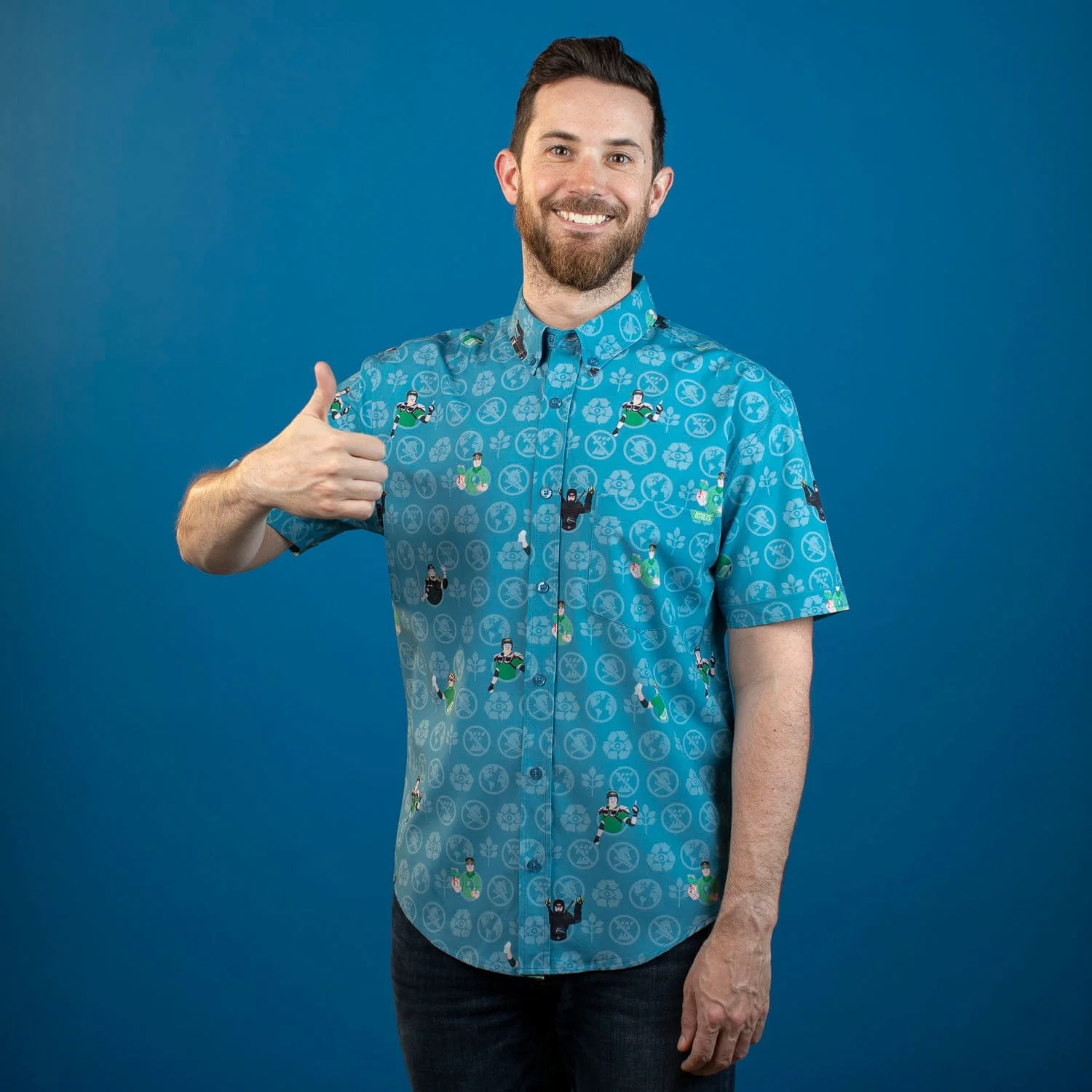 The Office "Recyclops" – Recycled KUNUFLEX Short Sleeve Shirt - Image 6