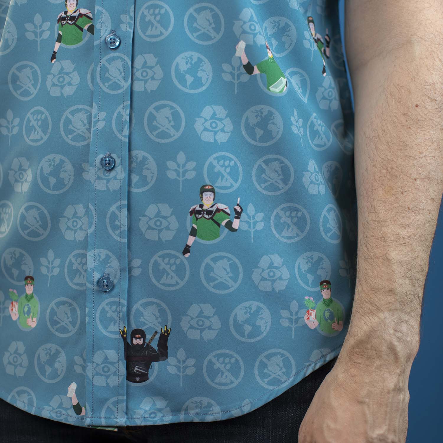 The Office "Recyclops" – Recycled KUNUFLEX Short Sleeve Shirt - Image 7