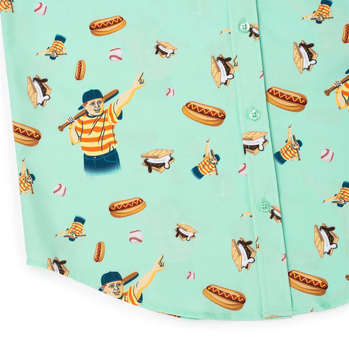 The Sandlot "The Great Hambino" – KUNUFLEX Short Sleeve Shirt - Image 5