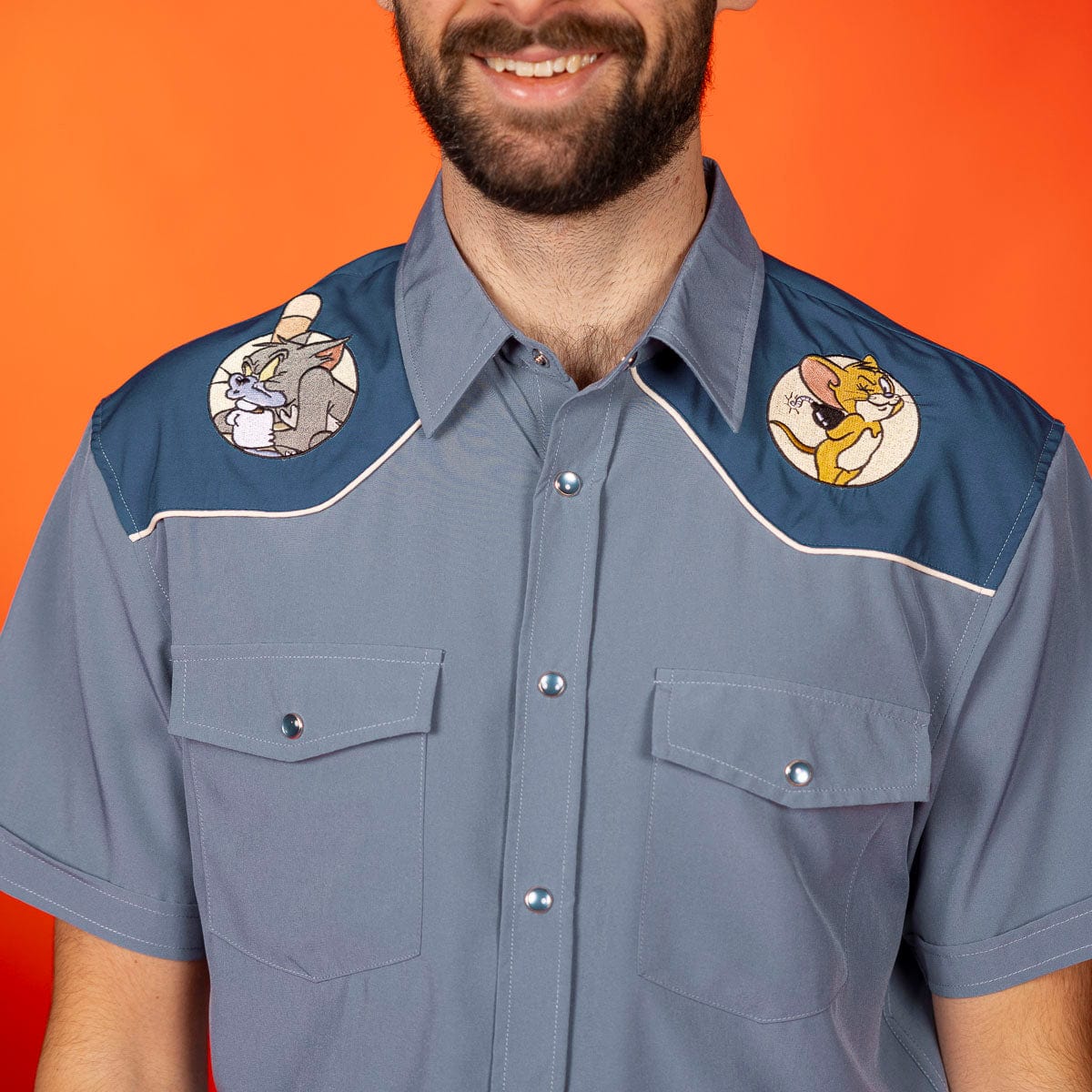 Tom and Jerry "Game of Cat and Mouse" – Roper Short Sleeve Shirt - Image 7