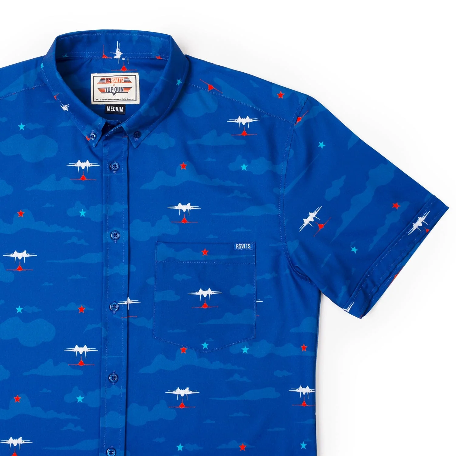 Top Gun "Inverted" (Navy) – KUNUFLEX Short Sleeve Shirt