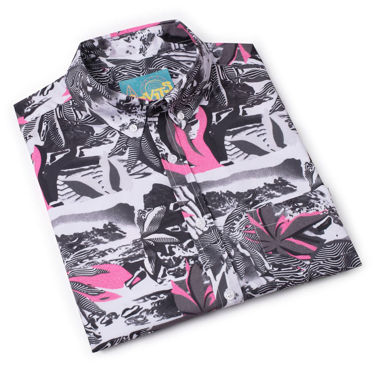 Totally Glitchin' – KUNUFLEX Short Sleeve Shirt - Image 8