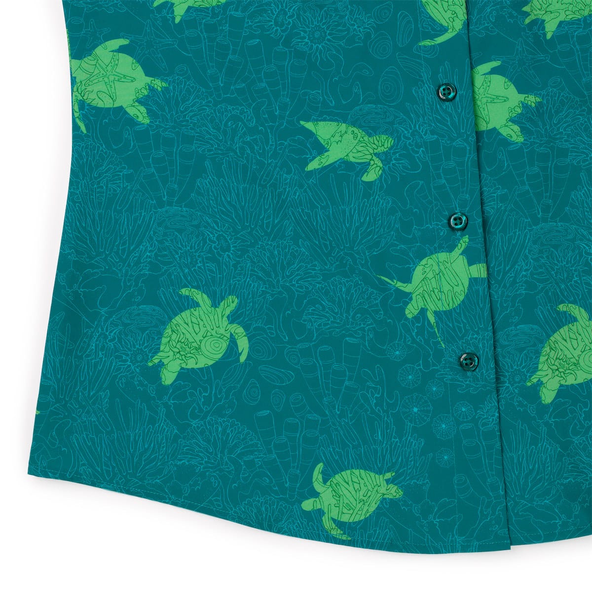 Turtle Tide – Women's KUNUFLEX Short Sleeve Shirt - Image 7