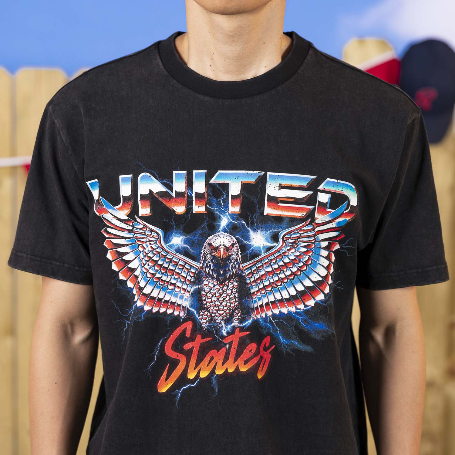 United States of Metal – Vintage Crewneck Tee - Image 4
