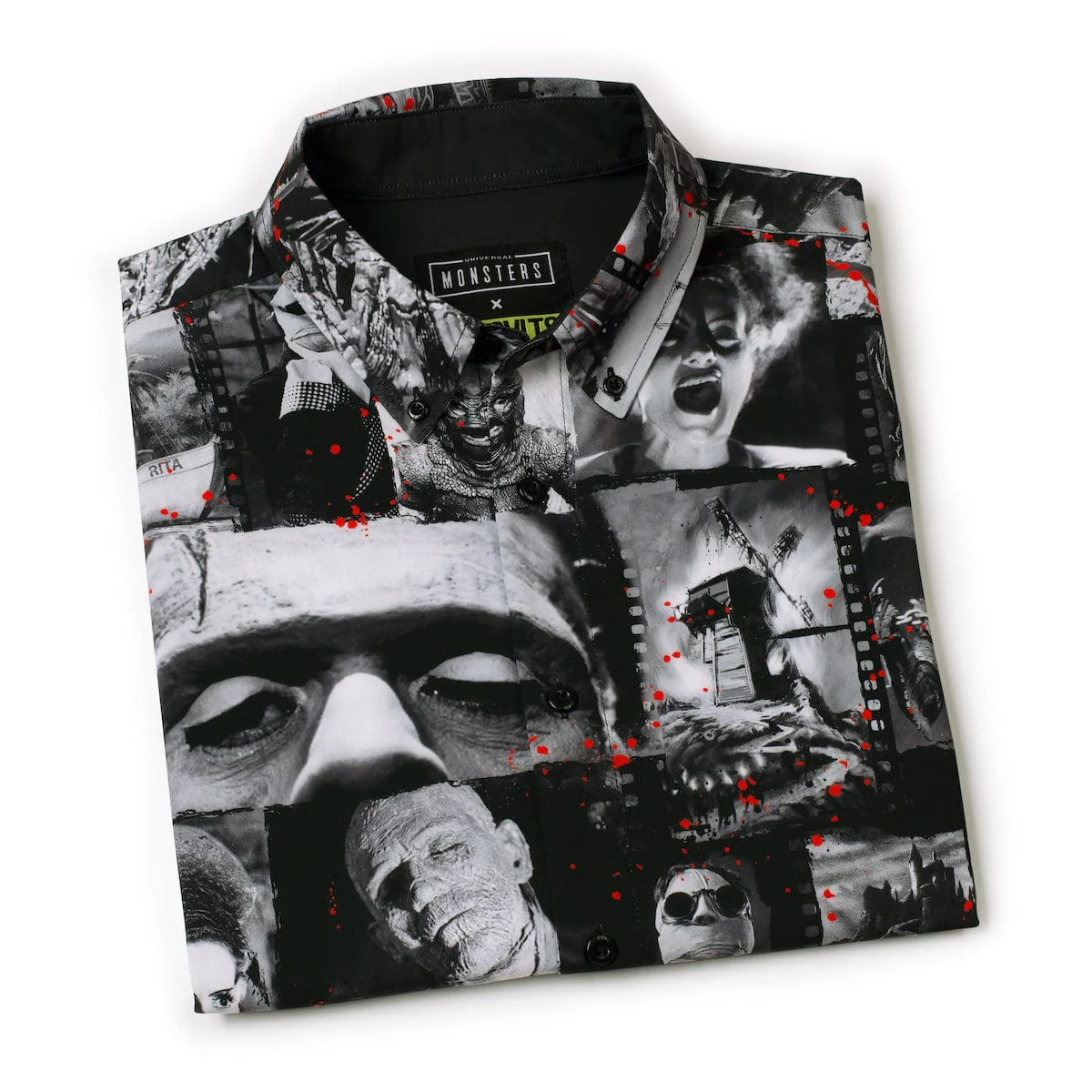 Universal Monsters "Stars of the Silver Scream" – KUNUFLEX Short Sleeve Shirt - Image 8