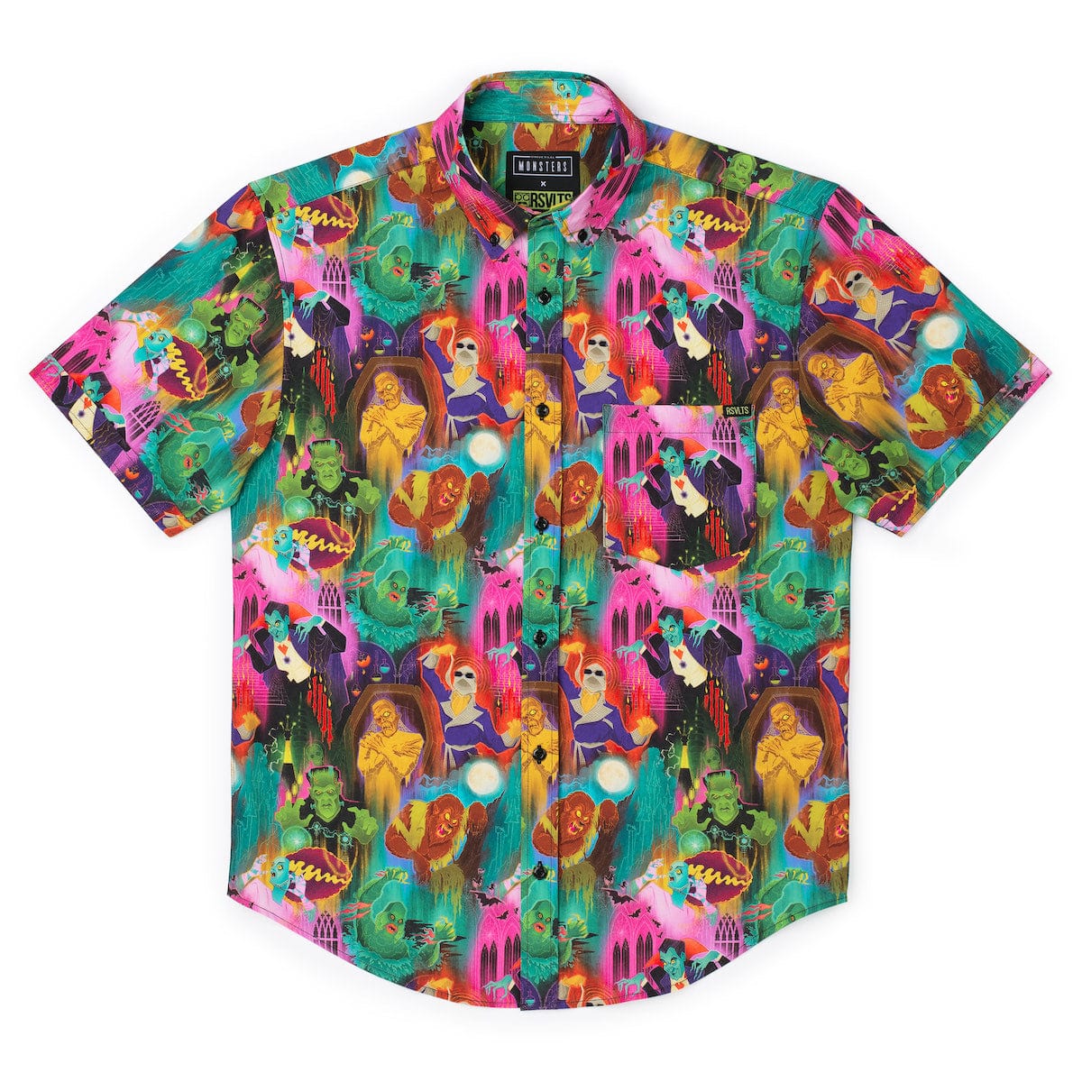 Universal Monsters "Technicolor Terror" – KUNUFLEX Short Sleeve Shirt - Image 5