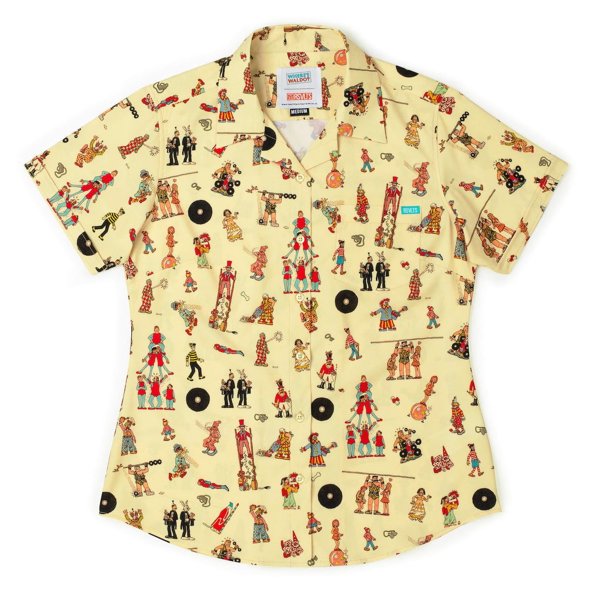 Where's Waldo? "Big Top Waldo" – Women's KUNUFLEX Short Sleeve Shirt - Image 2