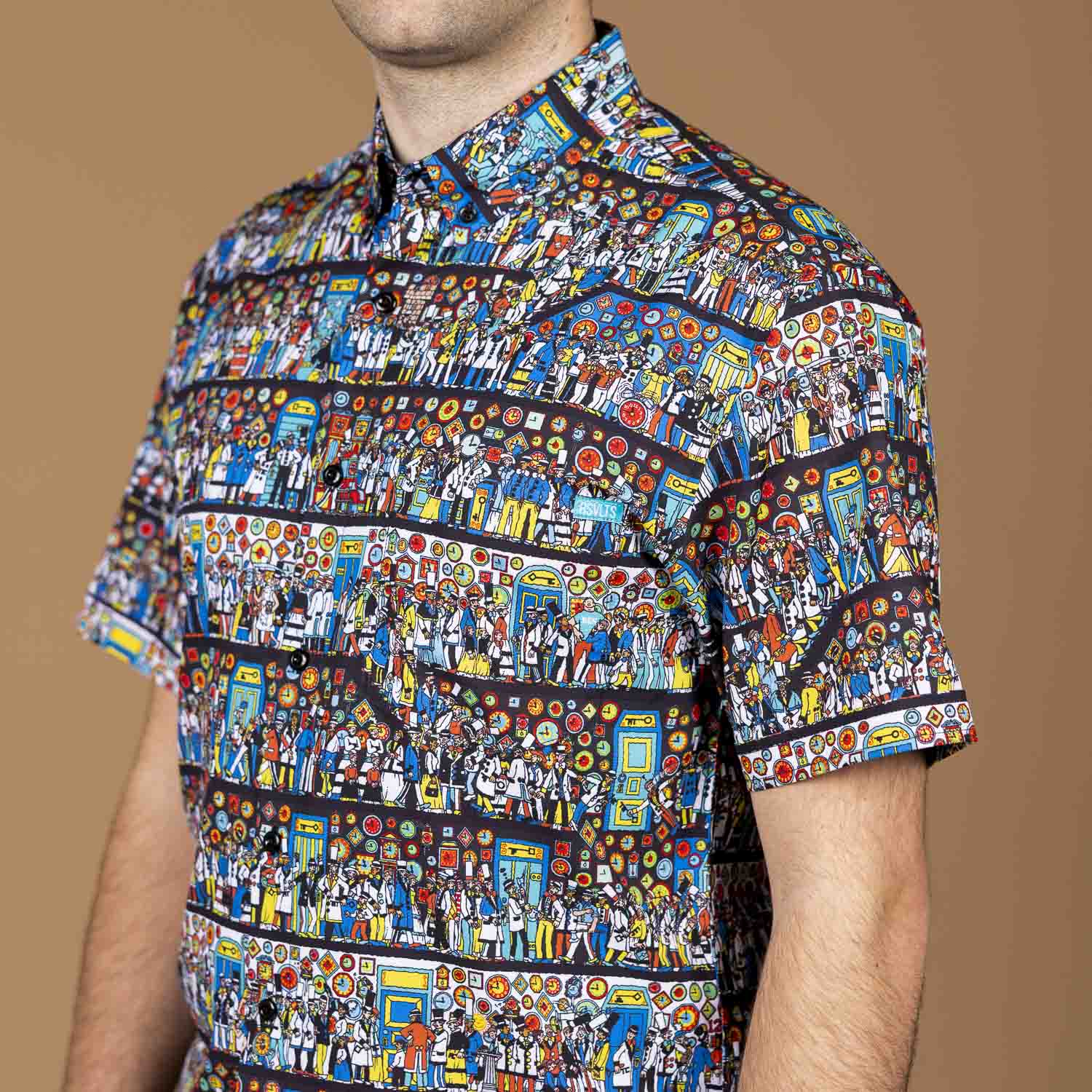 Where's Waldo? "The Corridors of Time" – KUNUFLEX Short Sleeve Shirt - Image 4