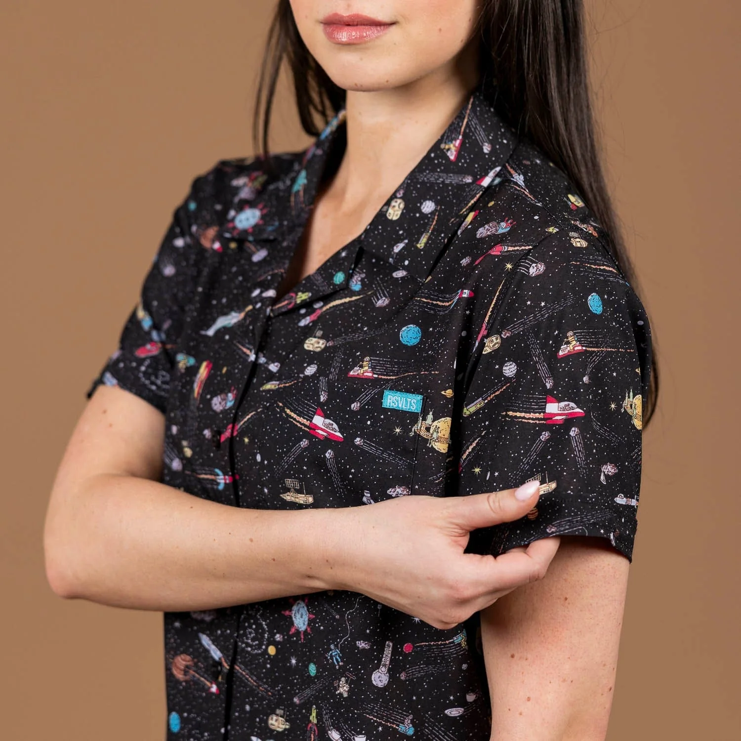 Where's Waldo? "Waldo in Space" – Women's KUNUFLEX Short Sleeve Shirt - Image 5