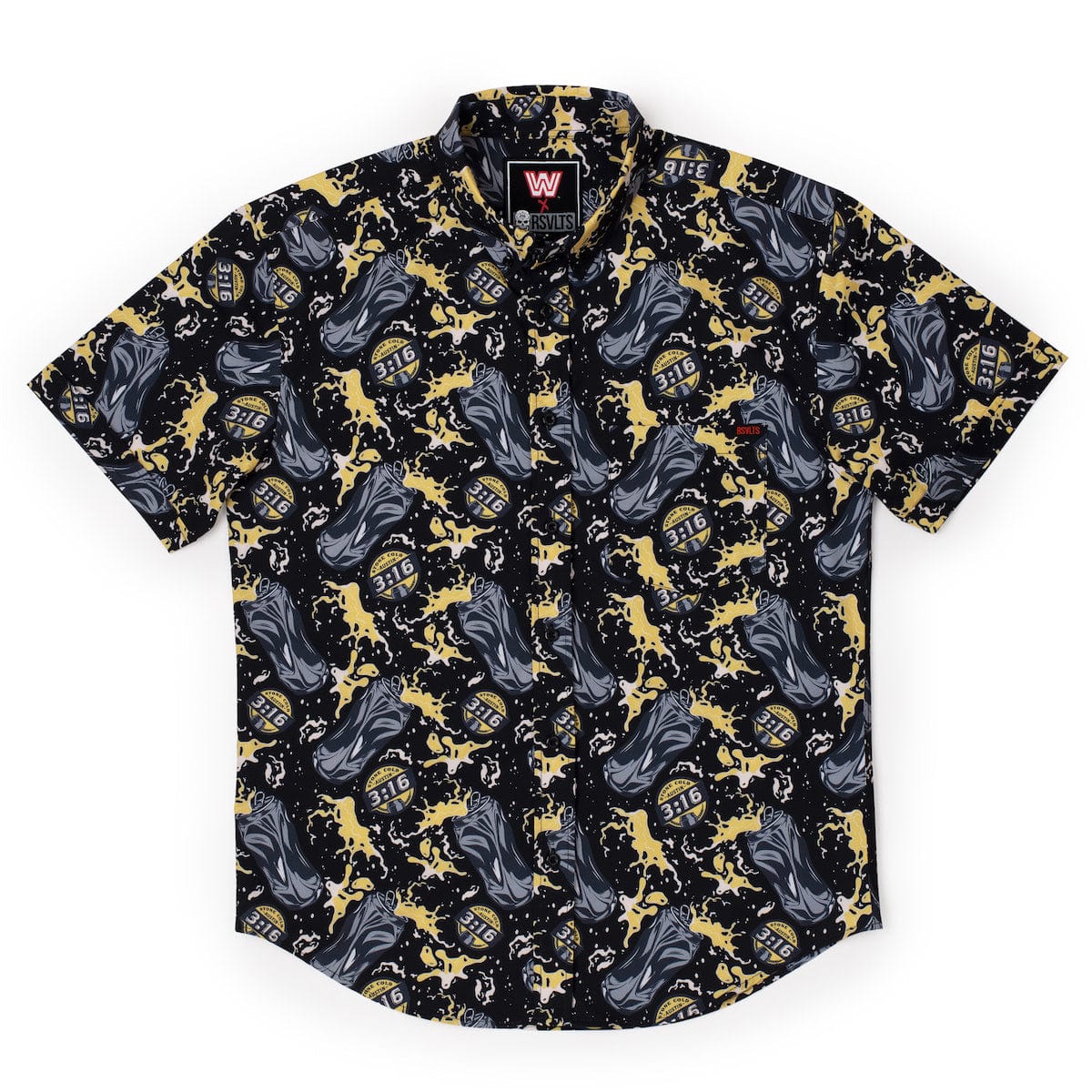 Stone Cold Steve Austin “Can of Whoopass” – KUNUFLEX Short Sleeve Shirt - Image 4