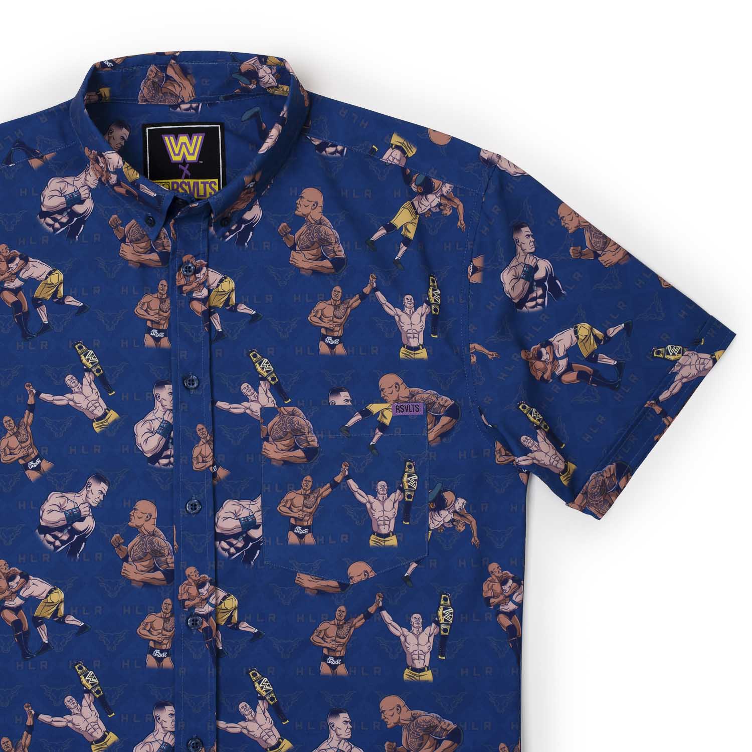 Cena vs The Rock "Changing of the Guard" – KUNUFLEX Short Sleeve Shirt