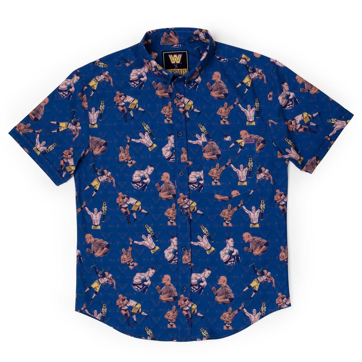 Cena vs The Rock "Changing of the Guard" – KUNUFLEX Short Sleeve Shirt - Image 3