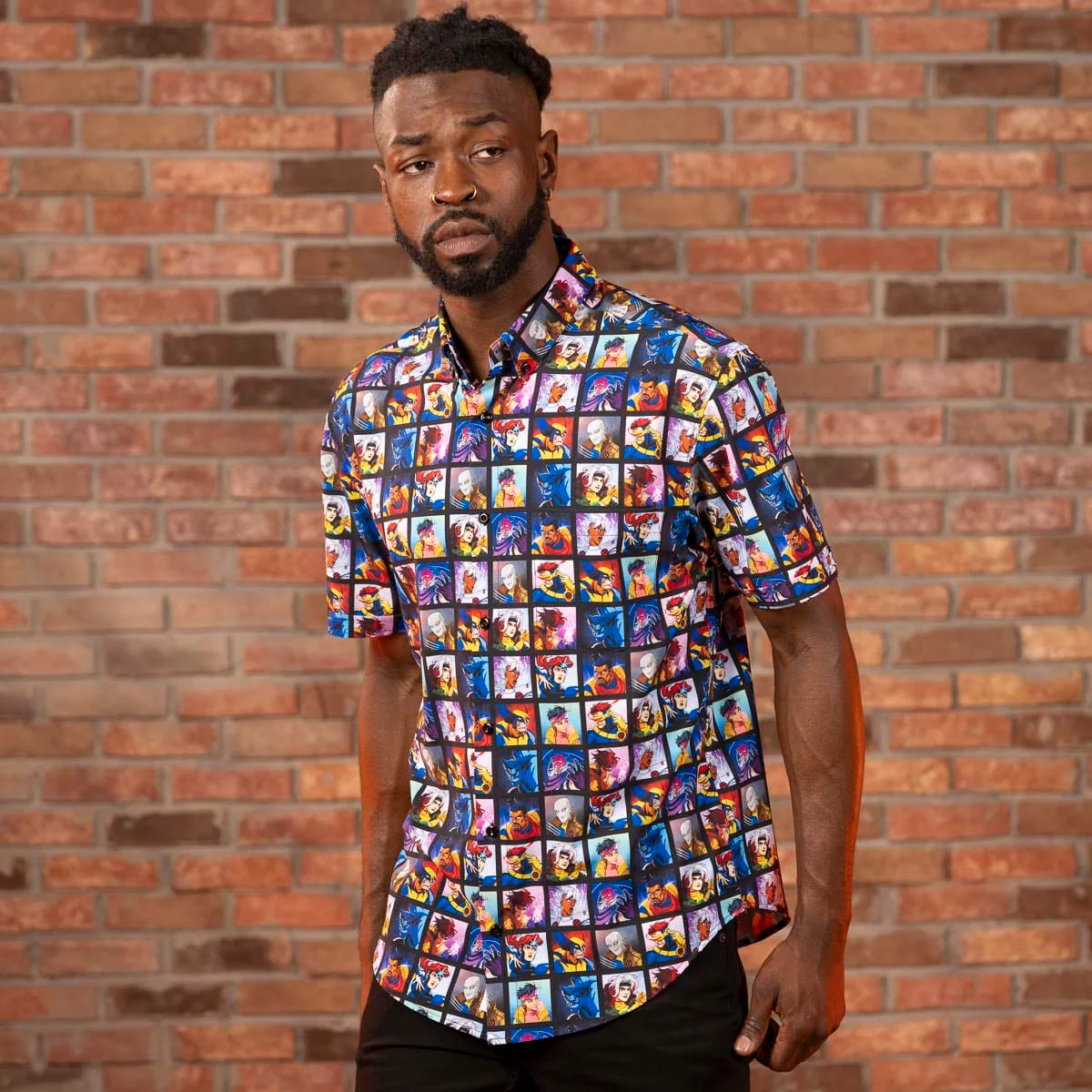 X-Men ‘97 "Uncanny Collage" – KUNUFLEX Short Sleeve Shirt - Image 2
