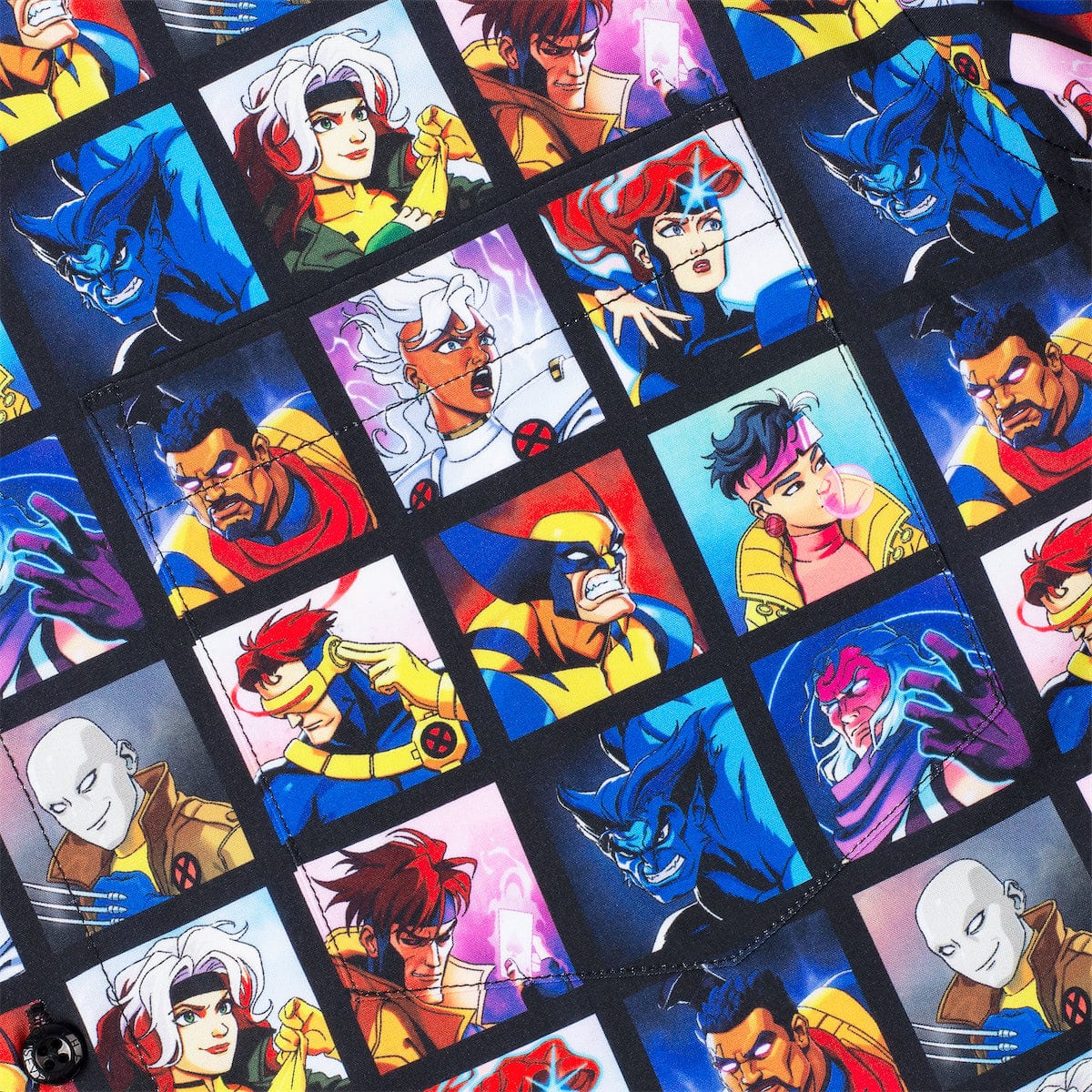 X-Men ‘97 "Uncanny Collage" – KUNUFLEX Short Sleeve Shirt - Image 3