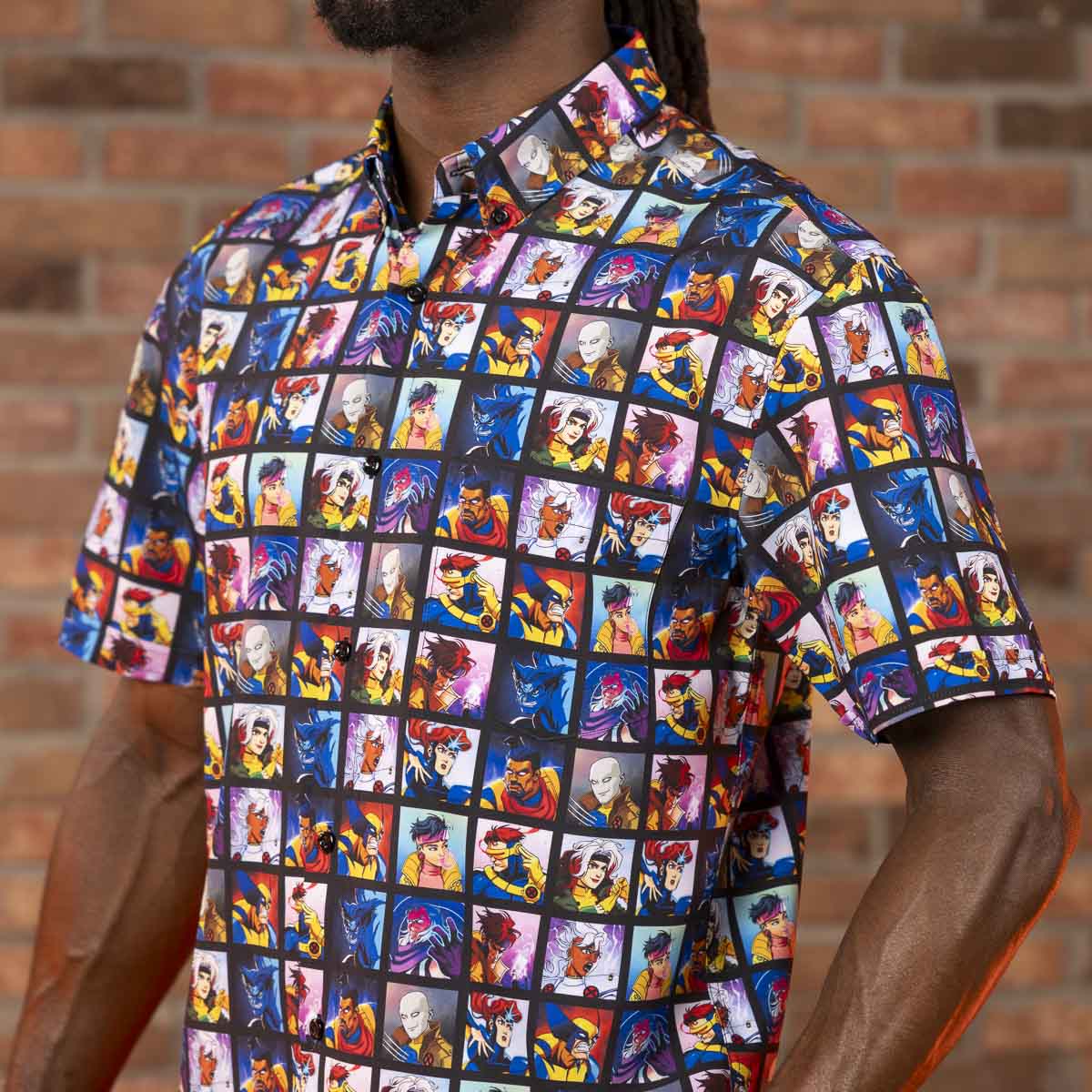 X-Men ‘97 "Uncanny Collage" – KUNUFLEX Short Sleeve Shirt - Image 4