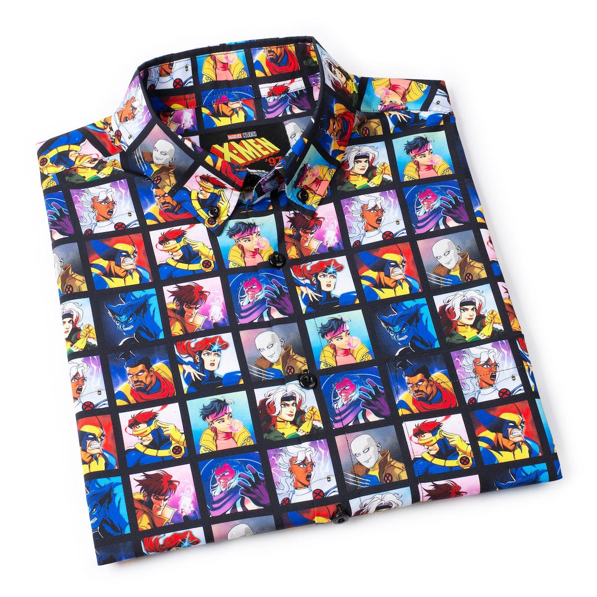 X-Men ‘97 "Uncanny Collage" – KUNUFLEX Short Sleeve Shirt - Image 8