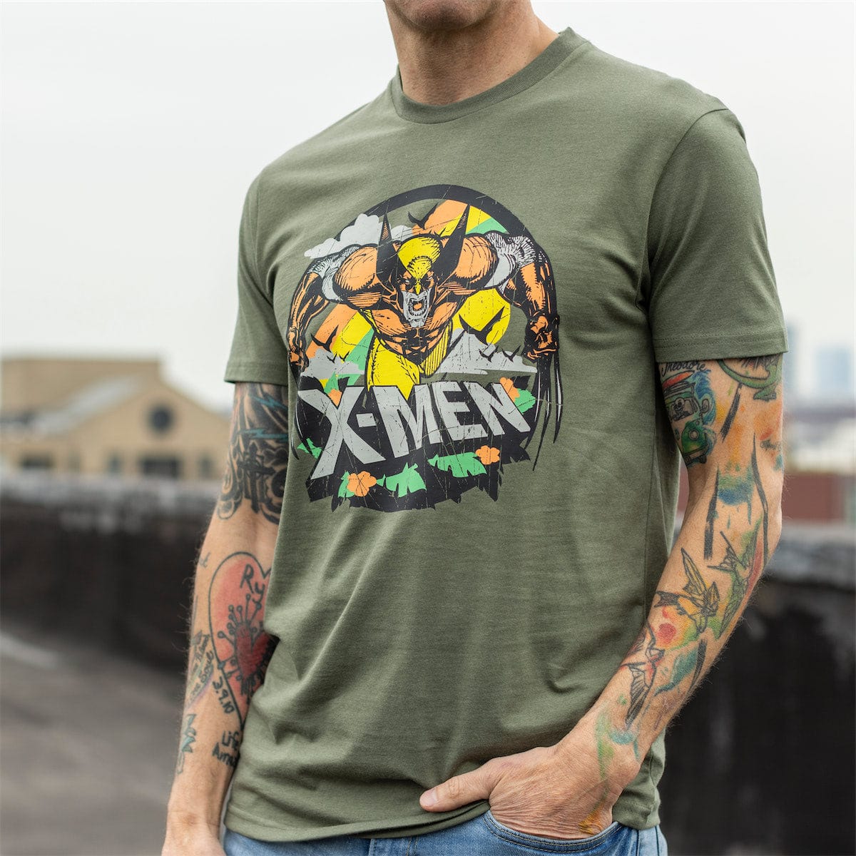 X-Men "Tropical Savage" – Crewneck Tee