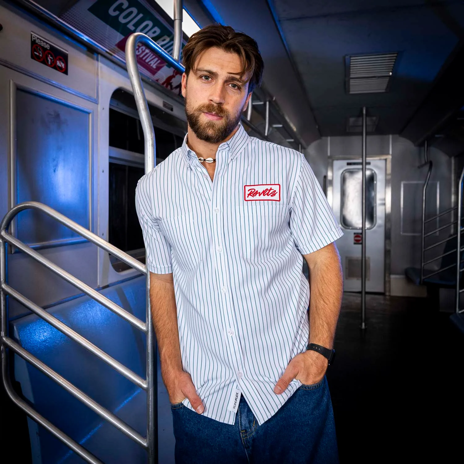Y2K Retro "Full Service" – KUNUFLEX Short Sleeve Shirt - Image 3