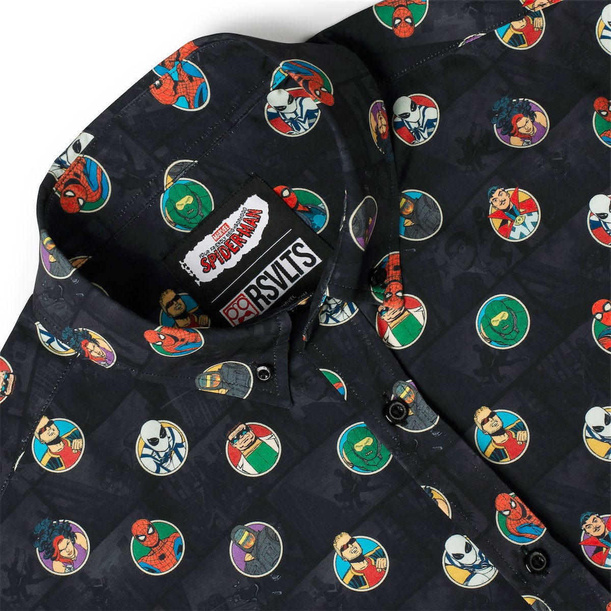 Your Friendly Neighborhood Spider-Man "Allies and Archenemies" – KUNUFLEX Short Sleeve Shirt - Image 6
