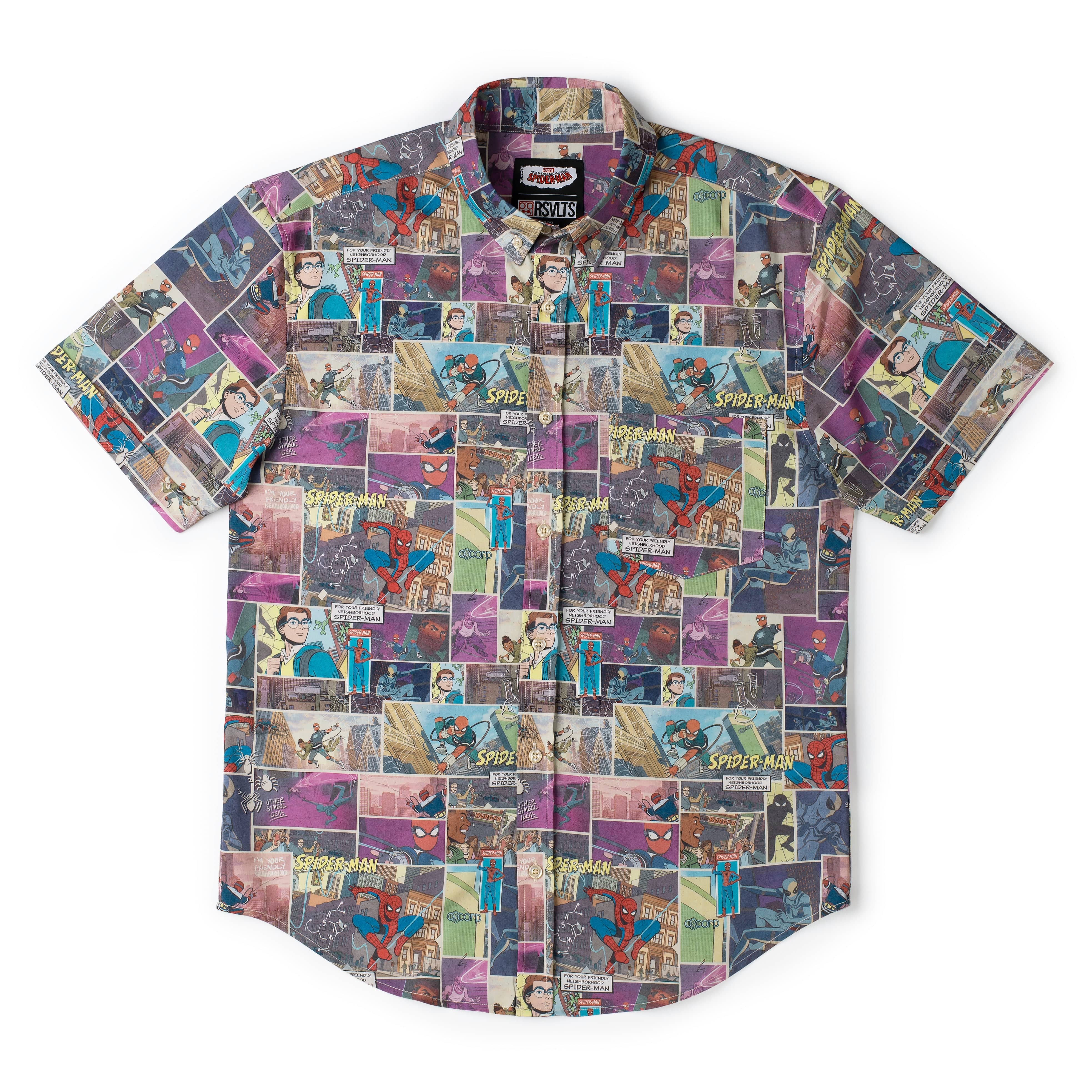 Your Friendly Neighborhood Spider-Man "In the Swing of Things" – KUNUFLEX Short Sleeve Shirt - Image 5